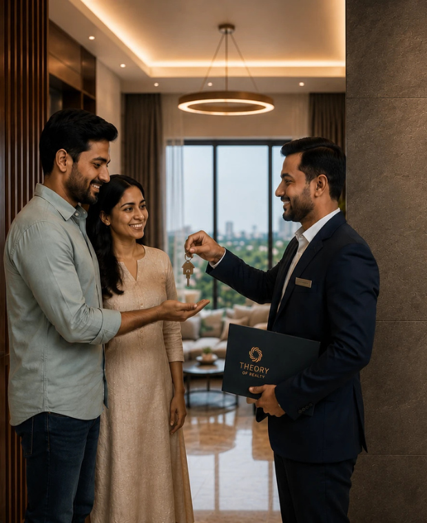 About Us happy couples theory of realty